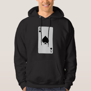 Veste À Capuche Ace De Pique Jouer Carte Ace Card