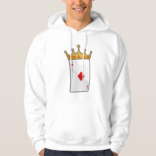 Veste À Capuche Ace diamant avec Couronne (Devant)