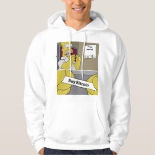 Veste À Capuche Acheter Bitcoin Meme T-shirt drôle d'art de dess