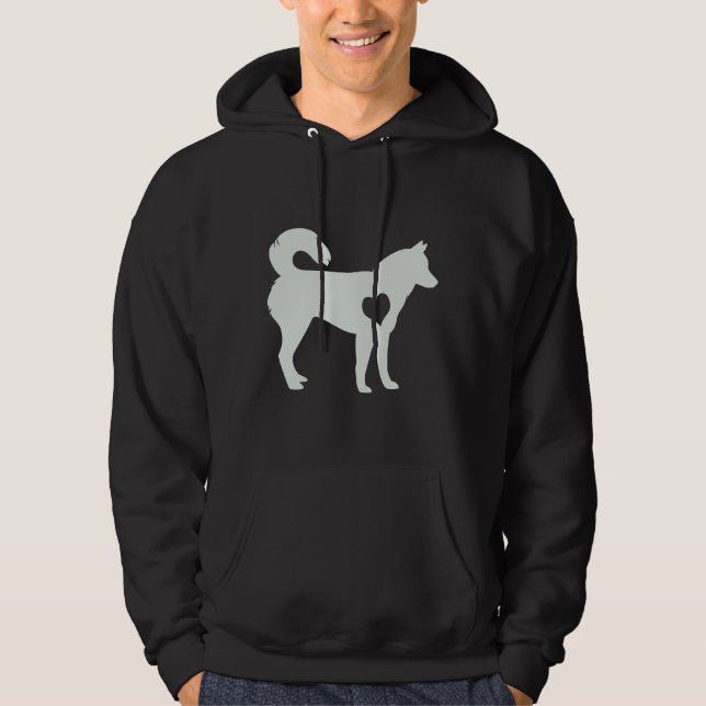 Veste À Capuche Adore Huskies (Devant)