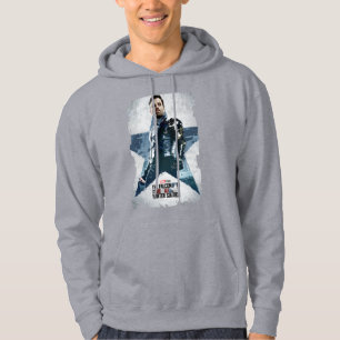 Veste À Capuche Affiche de l'étoile du soldat d'hiver