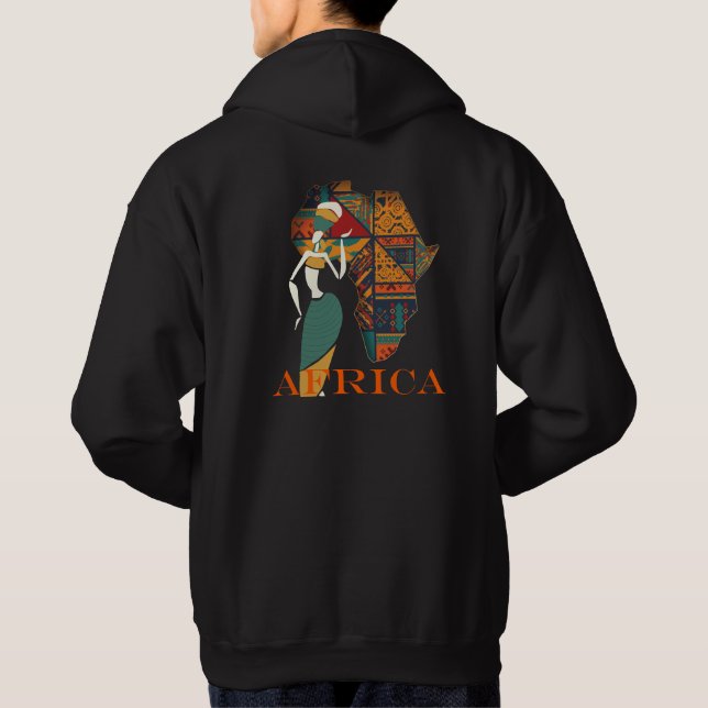 Veste À Capuche Afrique (Dos)