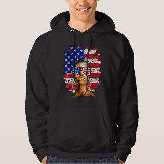 Veste À Capuche Afro Sunflower African American 4th Of July Melani