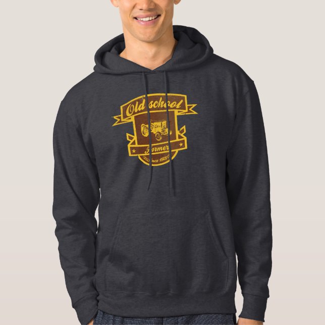 Veste À Capuche Agriculteur de vieille école (Devant)