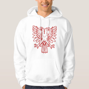 Veste À Capuche Aigle à deux têtes - Rouge rubis