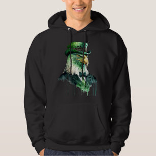 Veste À Capuche Aigle de la Saint-Patrick Vintage Eagle Hommes Fe