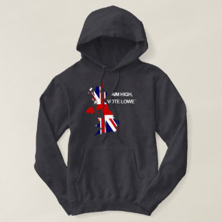 Veste À Capuche Aim High, Vote Lowe Statement British Map Hoodie