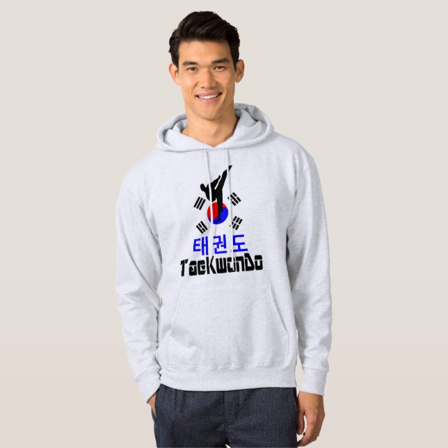 Veste À Capuche ☯ Aimer Martial Coréen-TaeKwonDo (Devant entier)
