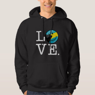 Veste À Capuche Aimez la fierté d'île des Bahamas