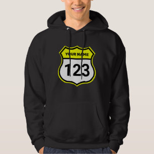Veste À Capuche Ajouter un nom Votre numéro Racing Identification
