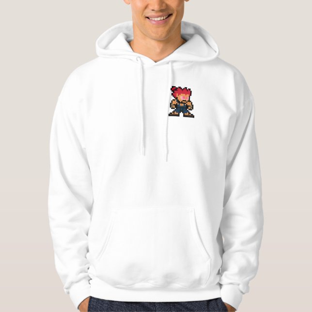 Veste À Capuche Akuma 8 bits (Devant)