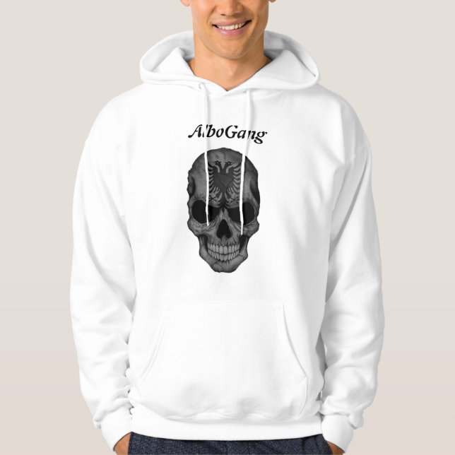 Veste À Capuche Albo Gang Hoodie Albanian Eagle (Devant)