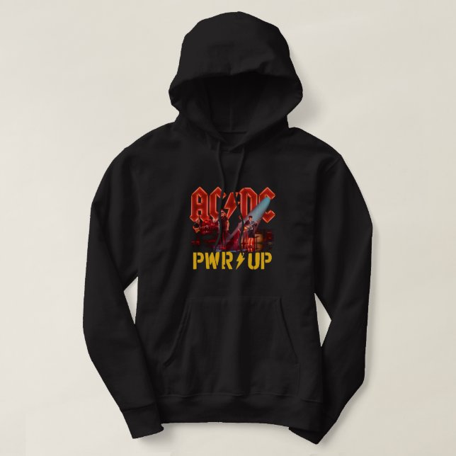 Veste À Capuche Album Sweatshirt capoté ACDC Power Up (Design devant)