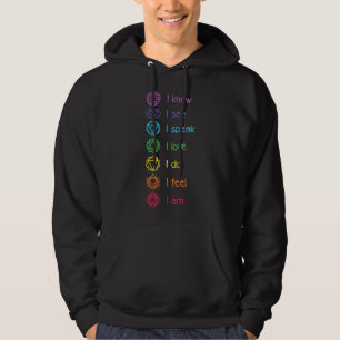 Veste À Capuche Alignement des Chakras, Yoga, Méditation Spirituel