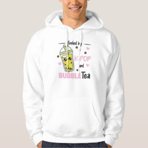 Veste À Capuche Alimenté Par K Pop Et Bubble Tea Kawaii Boba Tea