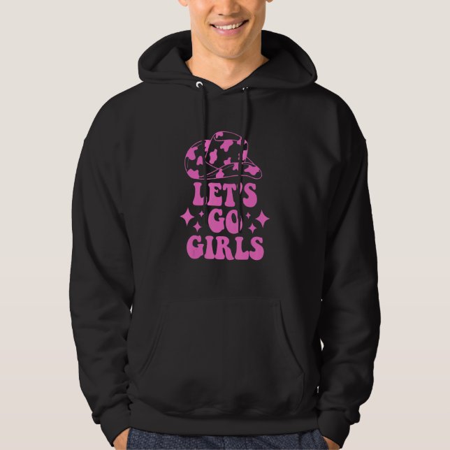 Veste À Capuche Allons voir les filles vaches (Devant)