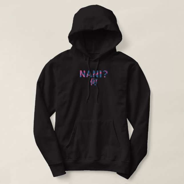 Veste À Capuche Amant nime nippon Nani &amp; Manga Kanji (Design devant)