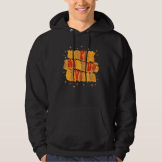 Veste À Capuche Ambiance Rétro Funky d'Automne Remerciements Amis