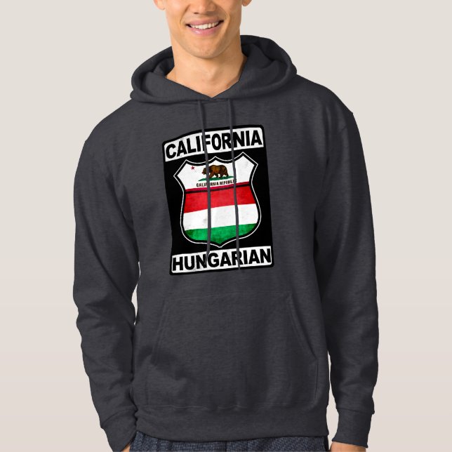 Veste À Capuche Américain hongrois de la Californie (Devant)