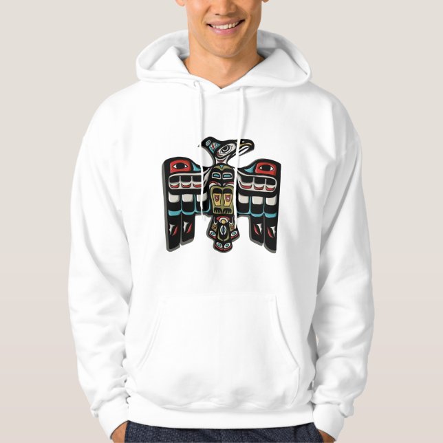 Veste À Capuche Amérindien Spirit Bird (Devant)