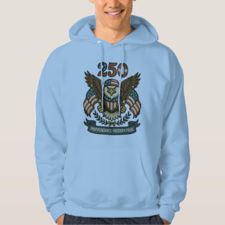 Veste À Capuche Amérique 250 Aigle chauve Patriotique 
