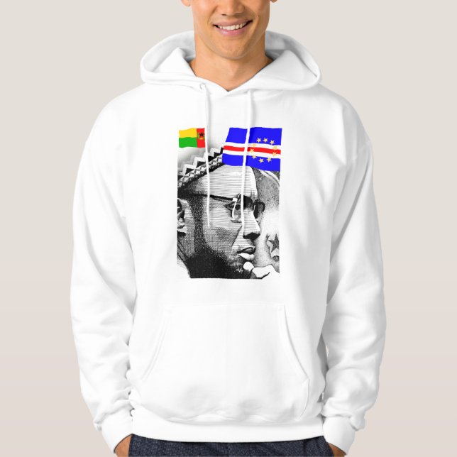 Veste À Capuche Amilcar Cabral King Cap Vert Fly Flags T-Shirt (Devant)