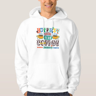 Veste À Capuche AMIS™   Mais Premier café Vibrant Graphisme