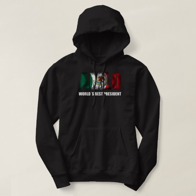 Veste À Capuche AMLO Andres Lopez Obrador Président mexicain (Design devant)