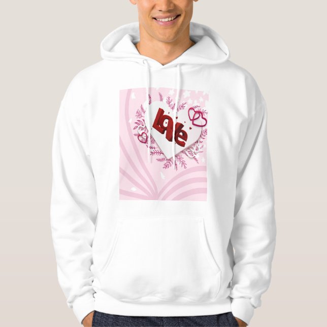 Veste À Capuche Amour 3D (Devant)