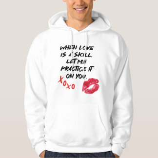 Veste À Capuche Amour Citation Compétence Saint-Valentin