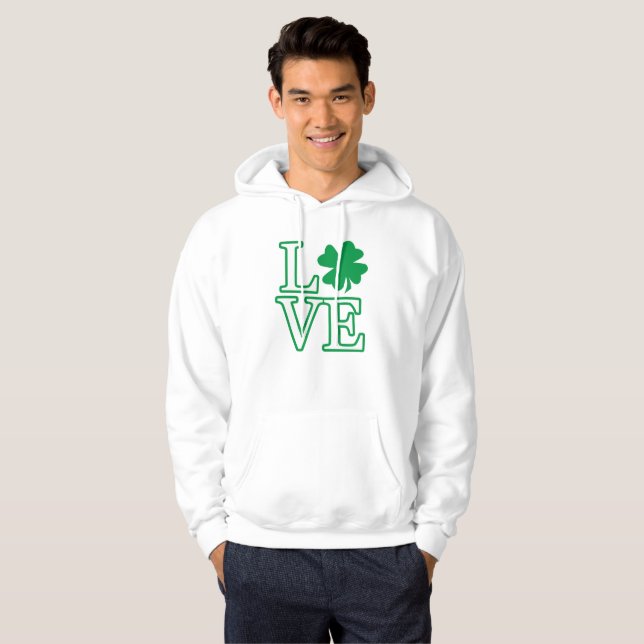 Veste À Capuche Amour de l'Irlandais (Devant entier)