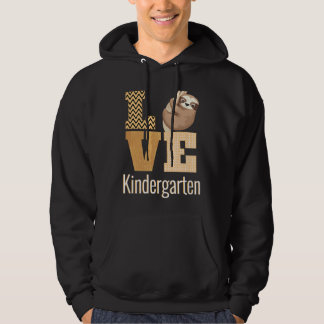 Veste À Capuche Amour Maternelle Paresseux Enseignant de maternell