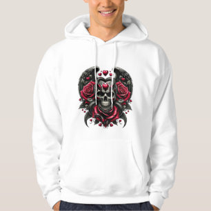 Veste À Capuche Amour noir et rébellion éternelle