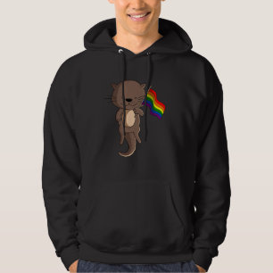 Veste À Capuche Amoureux des animaux du drapeau arc-en-ciel de Sea