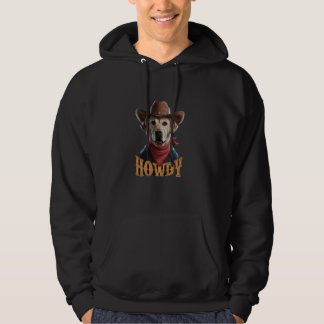 Veste À Capuche Amoureux des chiens Cowboy Cowgirl Howdy Amoureux 