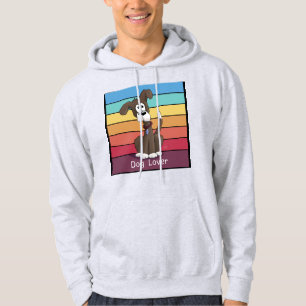 Veste À Capuche Amoureux des chiens festif