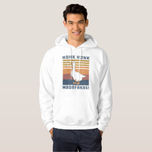 Veste À Capuche Amusant Goose Honk Honk Madafakas Canard Vintage r