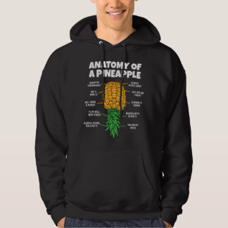 Veste À Capuche Anatomie D'Un Porteur D'Ananas Drôle À L'Arrière
