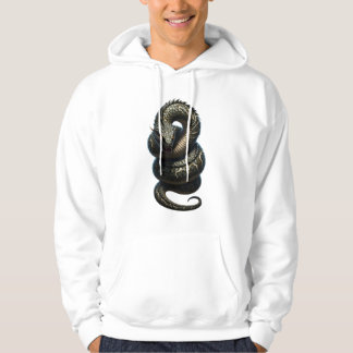 Veste À Capuche Ancient Serpent with Mystic White Markings