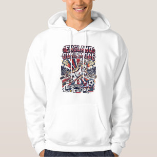 Veste À Capuche Angleterre Mode de but squelette attaquant Nations