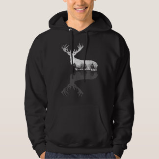 Veste À Capuche Animal Arbres extérieurs Nature Forêt Faune Reflec