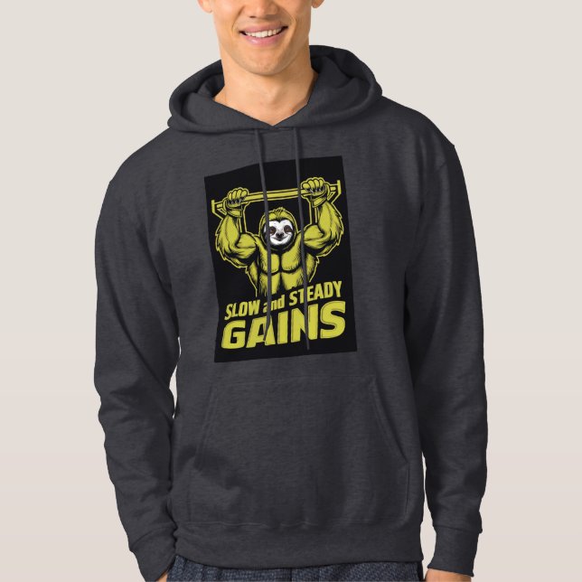 Veste À Capuche animal de fitness (Devant)