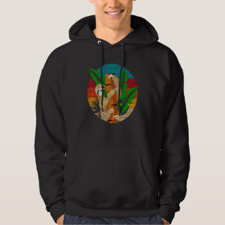 Veste À Capuche Animal de la faune rétro Zoo Paresseux tropical