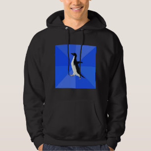 Veste À Capuche Animal socialement maladroit Meme de conseil de