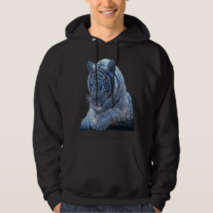 Veste À Capuche animal tigre bleu