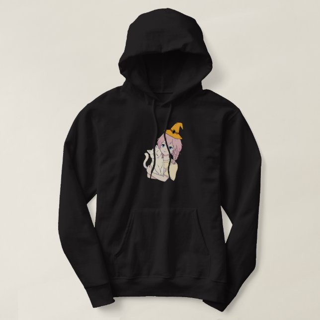 Veste À Capuche Anime fille Amoureux des chats Lazy Costume d'Hall (Design devant)