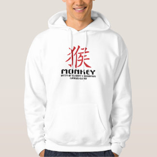 Veste À Capuche Année des caractéristiques du singe