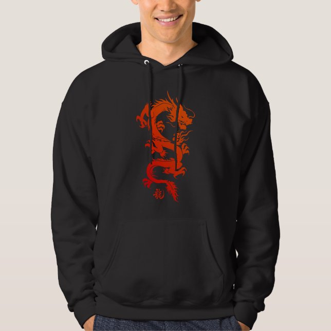Veste À Capuche Année Du Dragon 2024 Année Lunaire Chinoise 2024 (Devant)