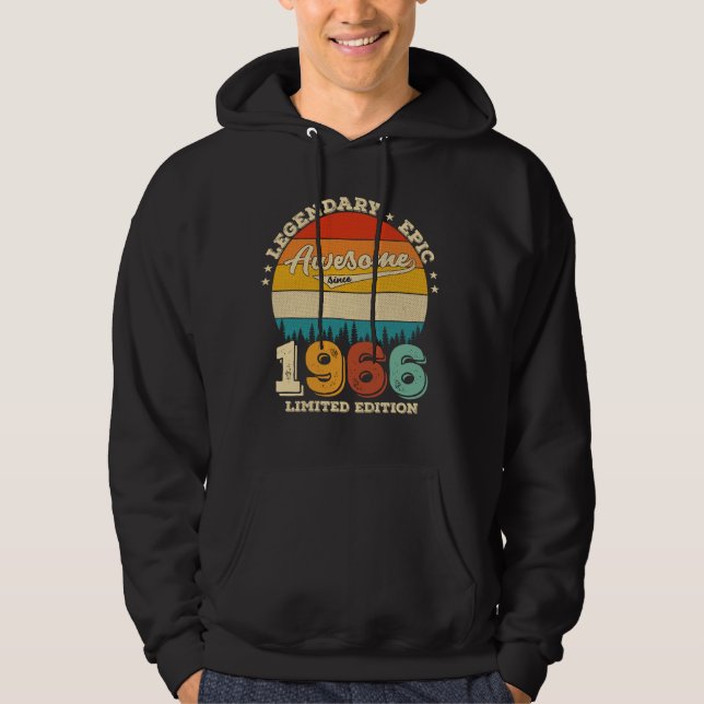 Veste À Capuche anniversaire de 59 ans 1966 Magnifique 59e anniver (Devant)