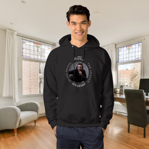 Veste À Capuche Anniversaire noir blanc photo homme mythe légende